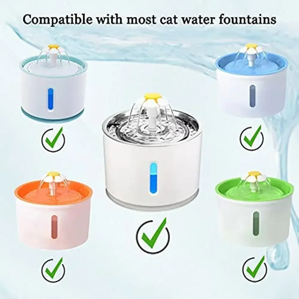 Fountain System Automatic Filter Filtration Water 84oz/2.5l Pet for Cat Replacement Filters,triple
Fountain System Automatic Filter Filtration Water 84oz/2.5l Pet for Cat Replacement Filters,triple