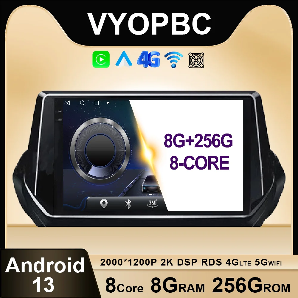 Android 13 For Peugeot 2008 2019 - 2020 Car Radio ADAS 4G LTE Navigation GPS AHD Multimedia No 2din DSP Autoradio WIFI Video BT
Android 13 For Peugeot 2008 2019 - 2020 Car Radio ADAS 4G LTE Navigation GPS AHD Multimedia No 2din DSP Autoradio WIFI Video BT