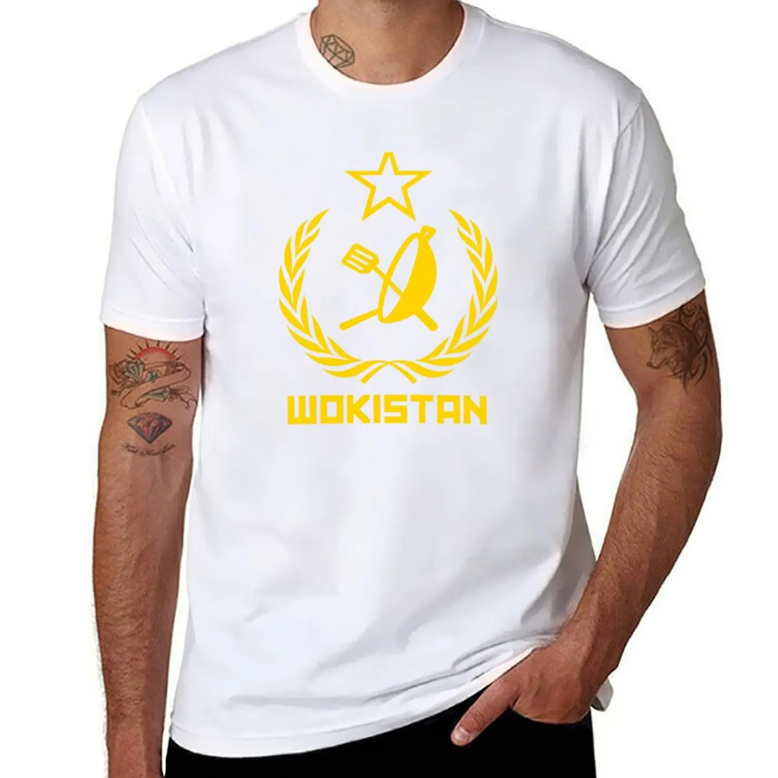 

Wok Lover - Wokistan (yellow) T-shirt graphics oversized blanks boys whites mens graphic t-shirts funny