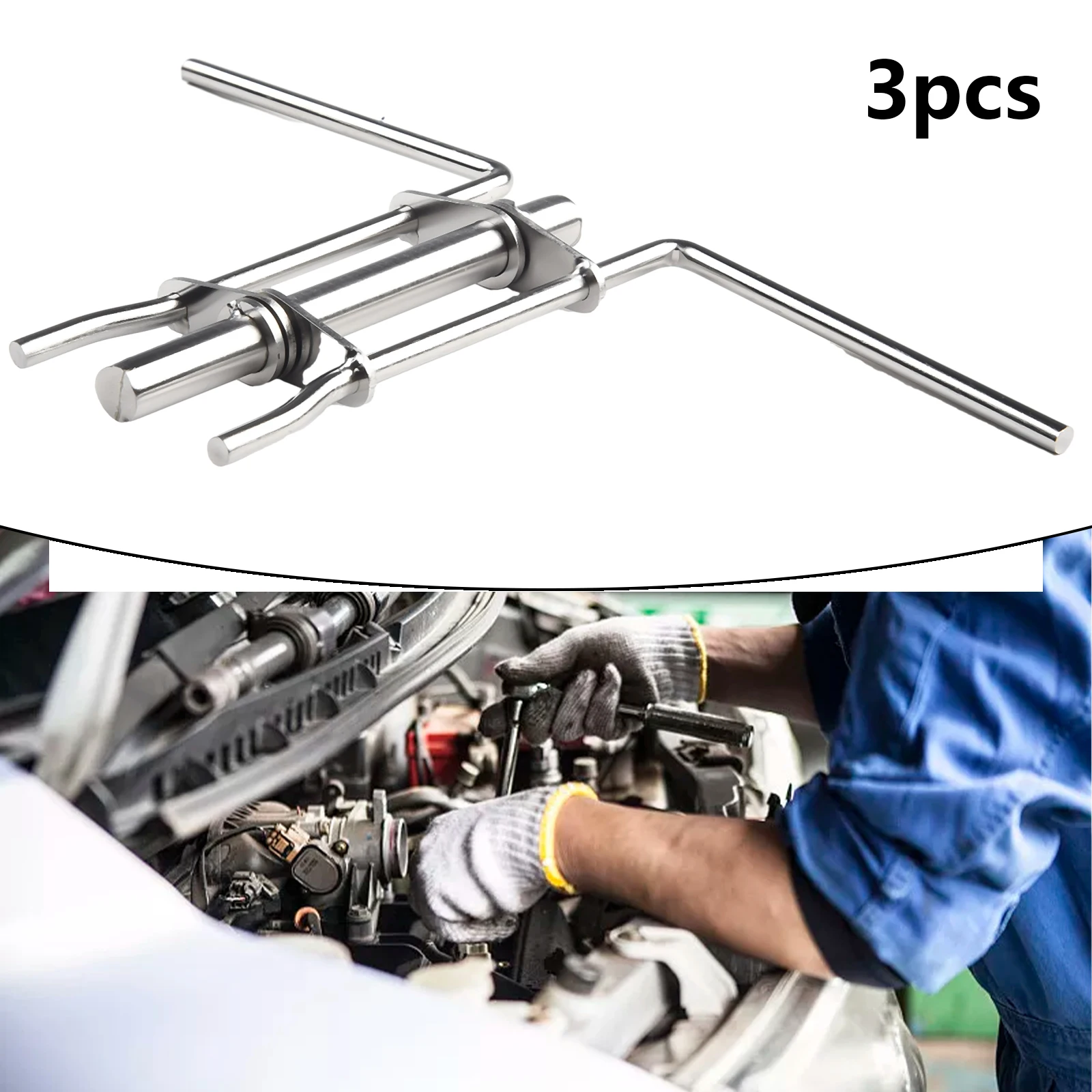 3 Pcs Car Hydraulic Cylinder Piston Rod Seal U-cup Installation Tools Kit Set Universal Stainless Steel Repair Tools
3 Pcs Car Hydraulic Cylinder Piston Rod Seal U-cup Installation Tools Kit Set Universal Stainless Steel Repair Tools