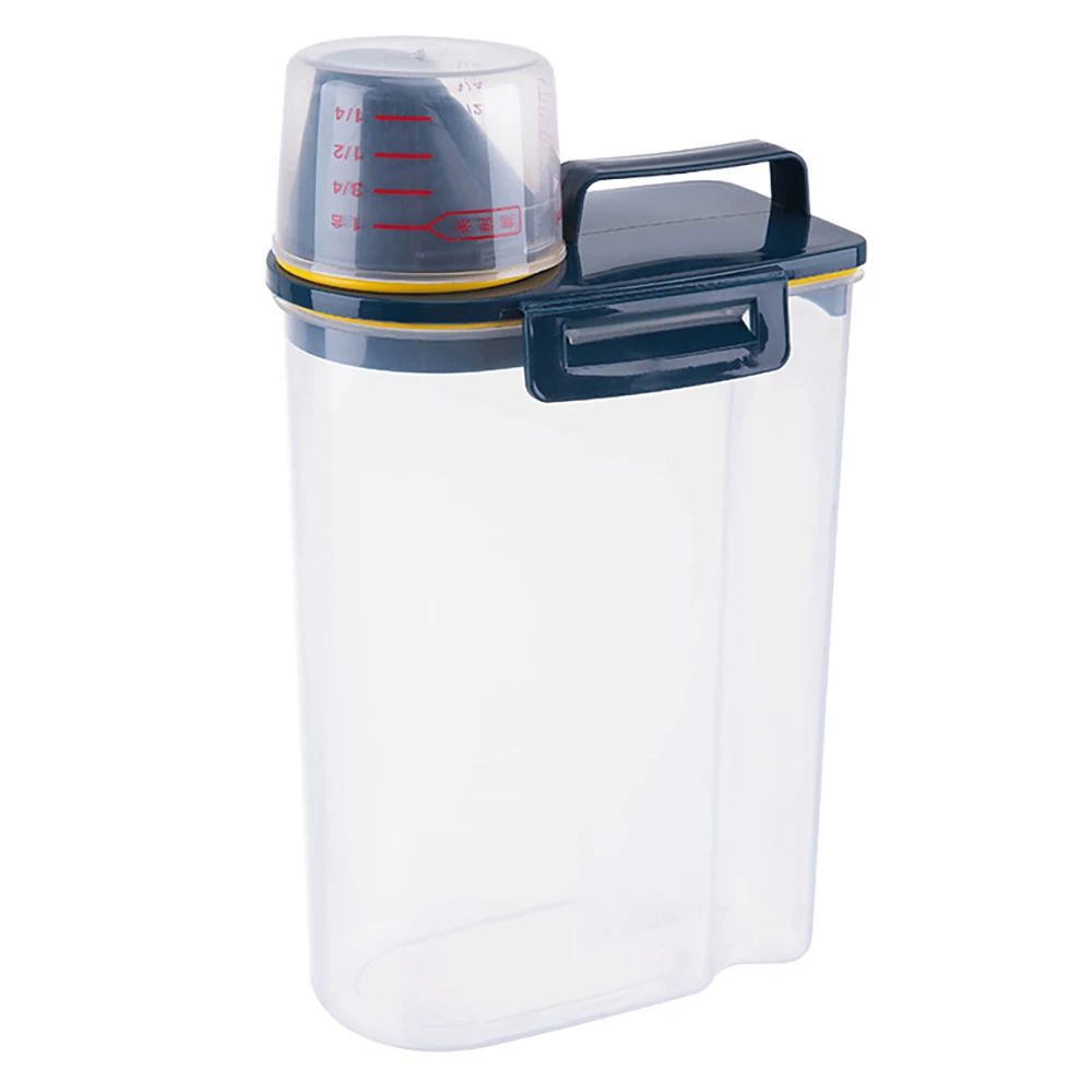 Powder Storage Box Plastic Kitchen Rice Storage Bin Rice Grains Container Laundry Powder Detergent Case with Pour Mouth
Powder Storage Box Plastic Kitchen Rice Storage Bin Rice Grains Container Laundry Powder Detergent Case with Pour Mouth