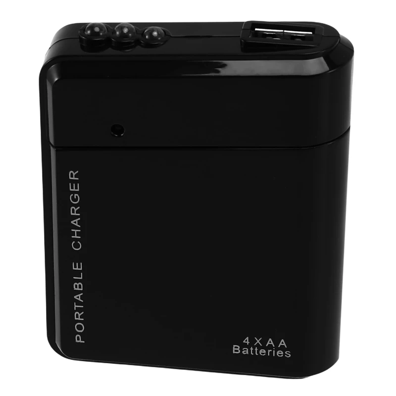 5X Black 4X AA аккумулятор, Портативное аварийное зарядное устройство USB для сотового телефона
5X Black 4X AA аккумулятор, Портативное аварийное зарядное устройство USB для сотового телефона