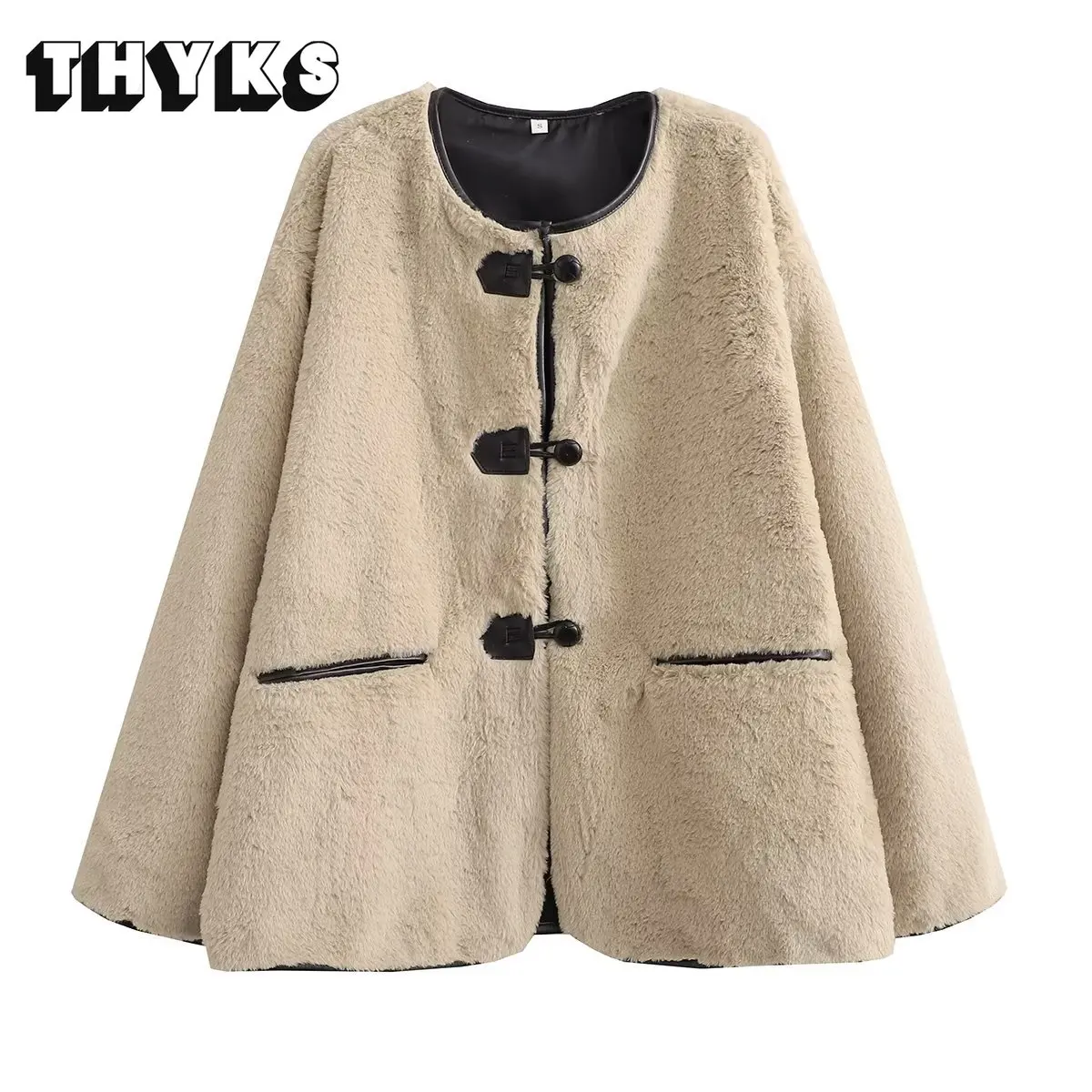 2023 Autumn/Winter Imitation Rabbit Fur Jacket Women Fashion Round Neck Versatile Button Coat French Elegant Female Loose Coats
2023 Autumn/Winter Imitation Rabbit Fur Jacket Women Fashion Round Neck Versatile Button Coat French Elegant Female Loose Coats