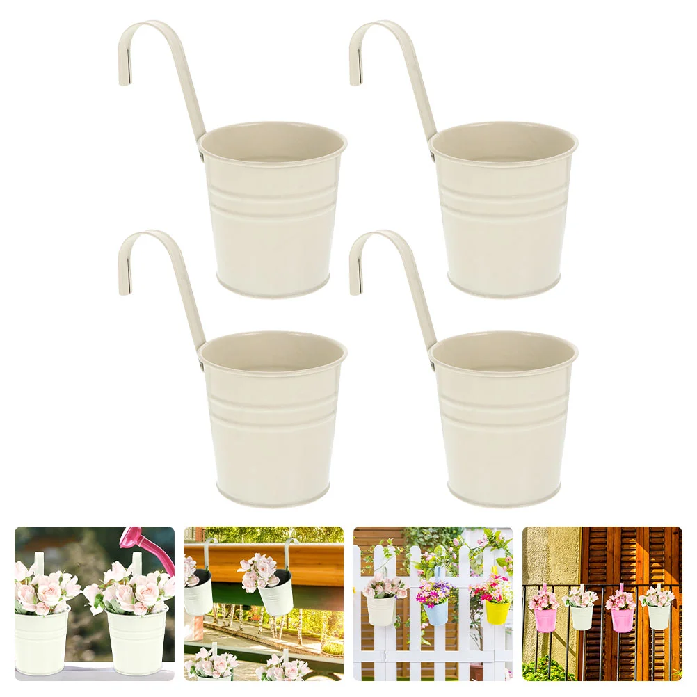 Flower Bucket Hanging Pots Planter Pot Iron Garden Plant Balcony Metal With Vase Flowerpot Container Railing Decor Hook Vintage
Flower Bucket Hanging Pots Planter Pot Iron Garden Plant Balcony Metal With Vase Flowerpot Container Railing Decor Hook Vintage