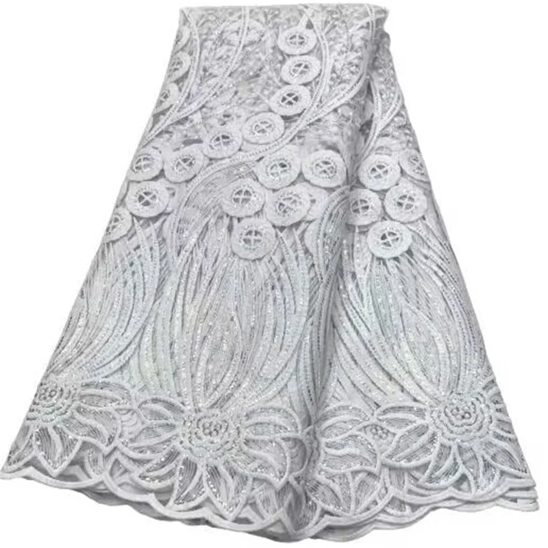 Sequin Lace African Lace Fabric White 2022 High Quality Lace French Lace Fabric Mesh Nigerian Lace Fabrics For Wedding Dress
Sequin Lace African Lace Fabric White 2022 High Quality Lace French Lace Fabric Mesh Nigerian Lace Fabrics For Wedding Dress