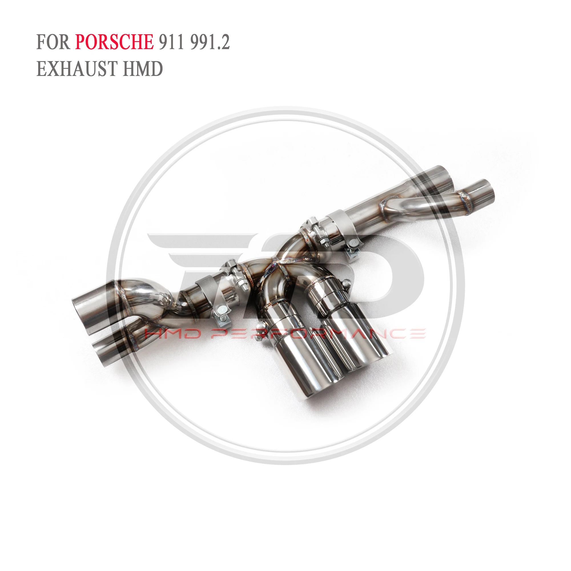 HMD Exhaust System High Flow Performance Catback for Porsche 911 991.2 Update GT3 Car Accessories with Valve and Silver Tips
HMD Exhaust System High Flow Performance Catback for Porsche 911 991.2 Update GT3 Car Accessories with Valve and Silver Tips