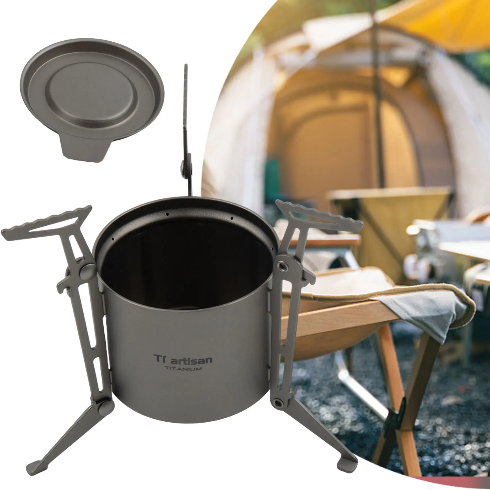 For Camping Hiking Alcohol Stove Anti-skid Camping Equipment Collapsible Bracket Furnace With Fire Cover Brand New High Quality
For Camping Hiking Alcohol Stove Anti-skid Camping Equipment Collapsible Bracket Furnace With Fire Cover Brand New High Quality