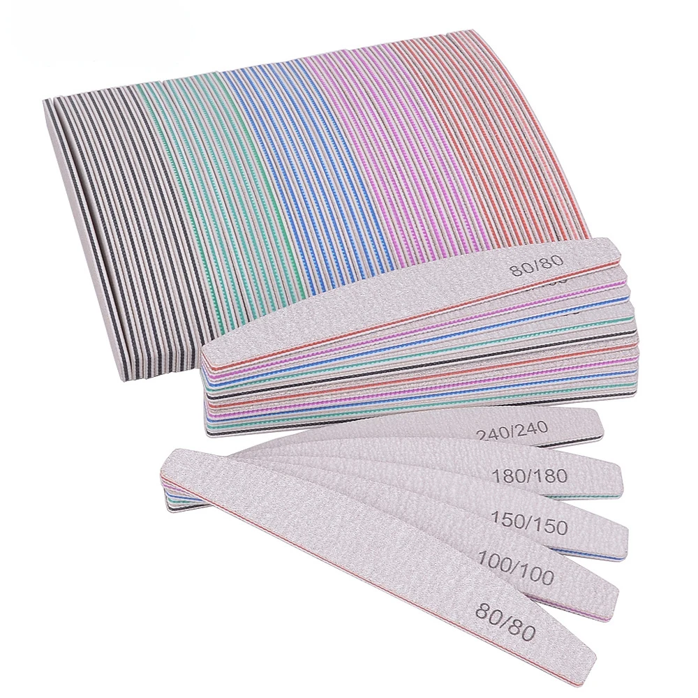 50 PCS Professional Nail Sanding File 80/80 100/100 150/150 180/180 240/240 Half Moon Nail File
50 PCS Professional Nail Sanding File 80/80 100/100 150/150 180/180 240/240 Half Moon Nail File