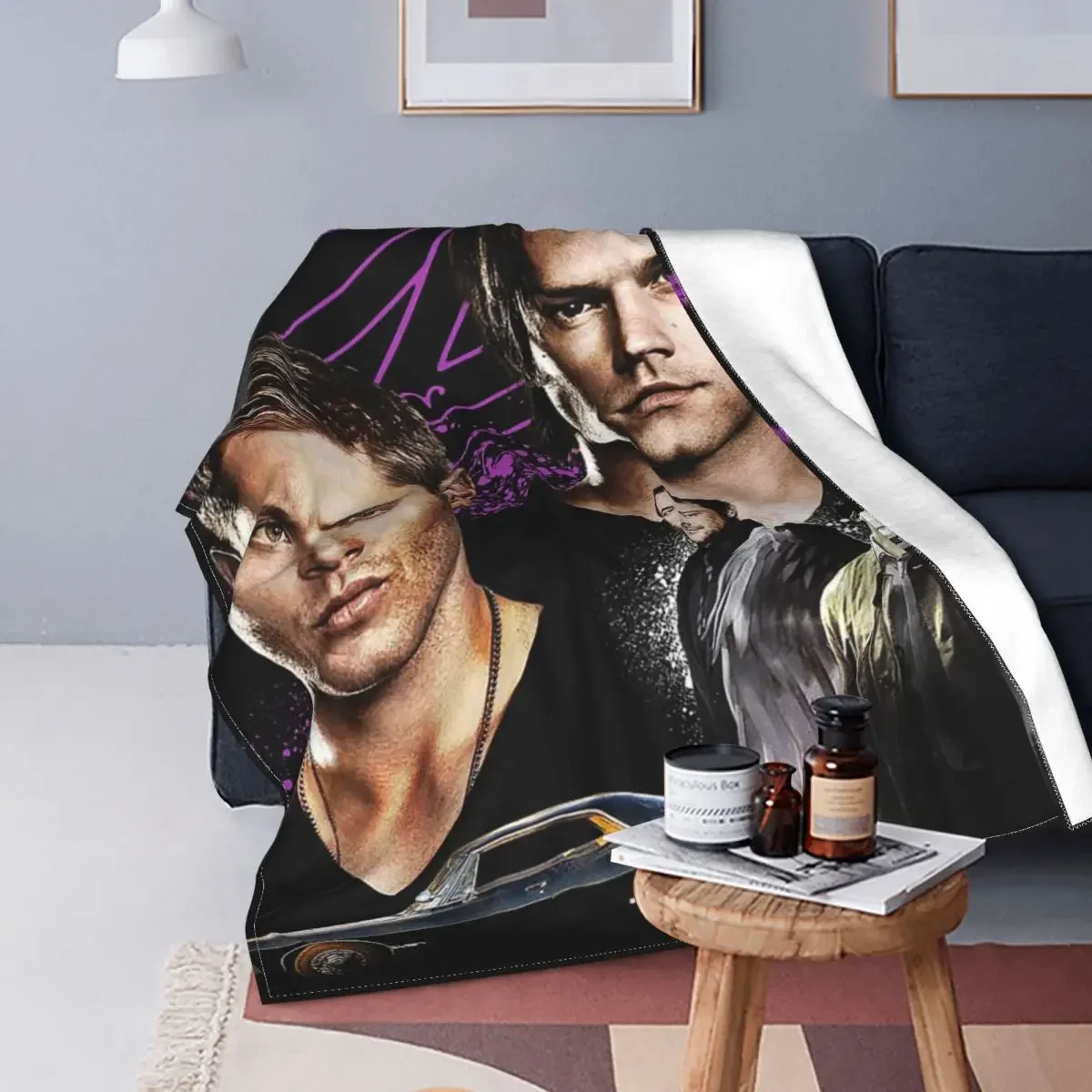 Supernatural Movie Blanket Sam Dean Winchester Castiel Wings Fleece Vintage Warm Throw Blankets for Home Restaurant All Season
Supernatural Movie Blanket Sam Dean Winchester Castiel Wings Fleece Vintage Warm Throw Blankets for Home Restaurant All Season