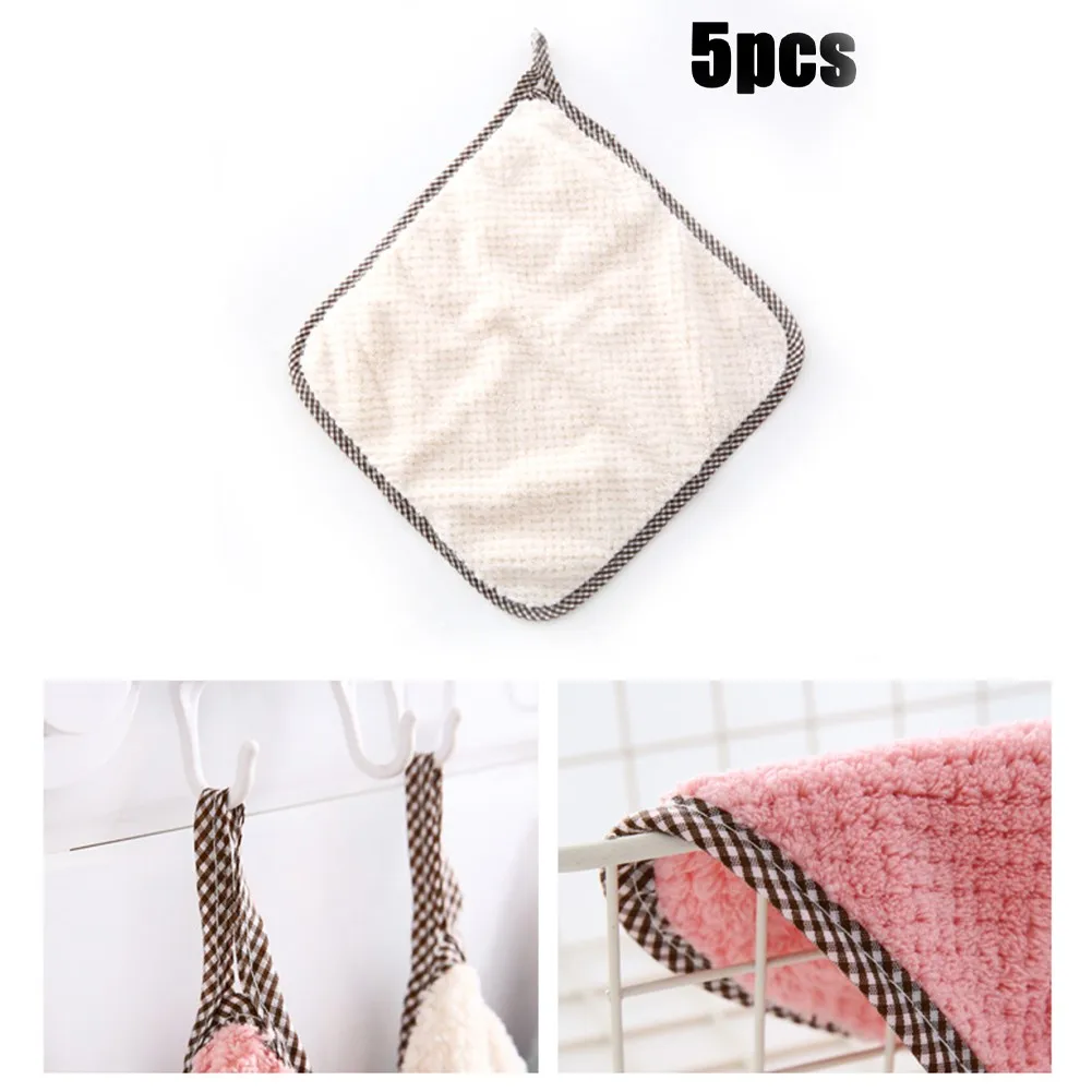 5pc Thickened Coral Velvet Absorbent Rags Double Sided Dishwashing Cloth Household Microfiber Wiping Hand Cleaning Scouring Pad
5pc Thickened Coral Velvet Absorbent Rags Double Sided Dishwashing Cloth Household Microfiber Wiping Hand Cleaning Scouring Pad