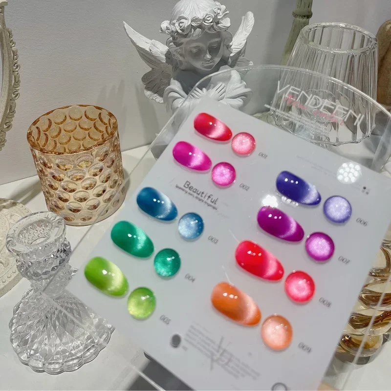 Fluorescent Reflective Glitter Cat Magnetic Gel Colorful Laser Gel Nail Polish Semi Permanent Nail Art Glitter Gel Polish
Fluorescent Reflective Glitter Cat Magnetic Gel Colorful Laser Gel Nail Polish Semi Permanent Nail Art Glitter Gel Polish