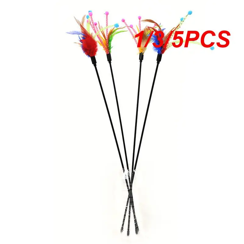 1/3/5PCS Pet Cat Teaser Kitten Jump Training Toy Colorful Feather Cat Wand Cat Catcher Teaser Stick Cat Interactive Toys
1/3/5PCS Pet Cat Teaser Kitten Jump Training Toy Colorful Feather Cat Wand Cat Catcher Teaser Stick Cat Interactive Toys