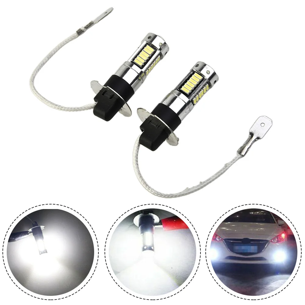 

Bulbs Fog Light Brand New Fast Response Replacement Super Bright 1800LM Accessory Canbus H3 Kit LED Conversion