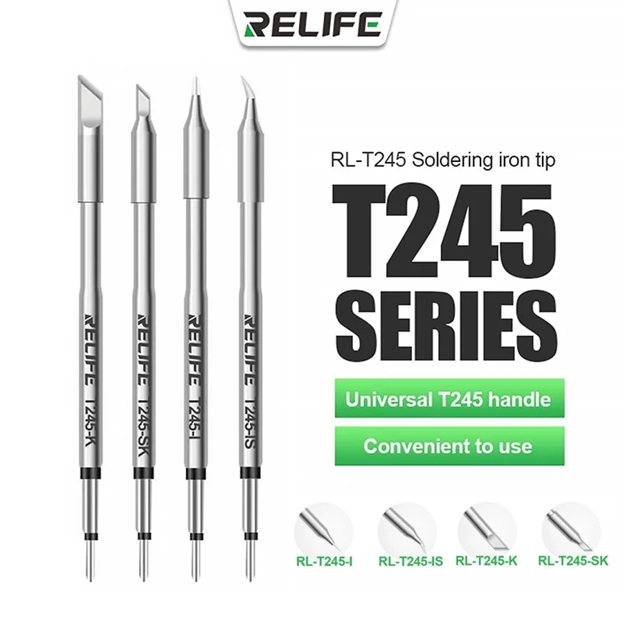 

RELIFE JBC C245 Soldering Tips Cartridges tip for Original JBC T245-A Soldering handle JBC T245 Jabe UD-1200 soldering stations