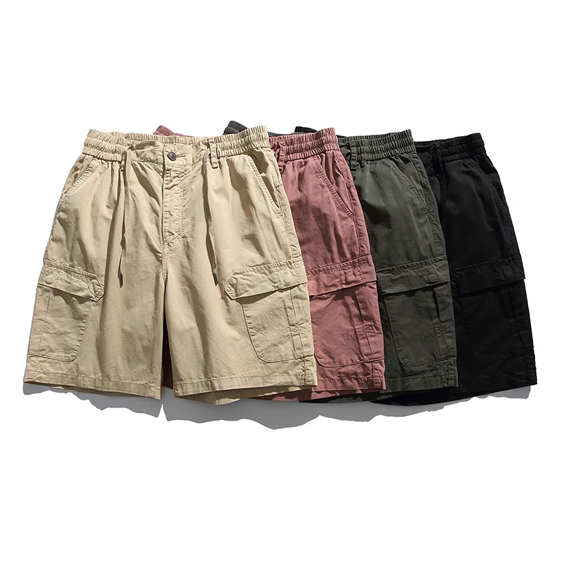 New Fashion Men Cargo Shorts Cotton Loose Solid Casual Straight Outdoor Sports Gym Jogger Short Cargo Pants For Men High Quality
New Fashion Men Cargo Shorts Cotton Loose Solid Casual Straight Outdoor Sports Gym Jogger Short Cargo Pants For Men High Quality