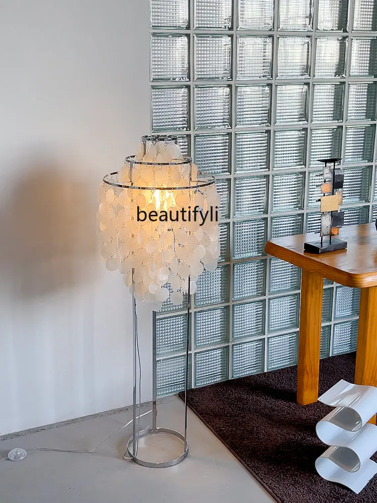 

Zq Shell Напольная Лампа в скандинавском стиле простой Креативный дизайн для гостиной спальни Кабинета Advanced Sense