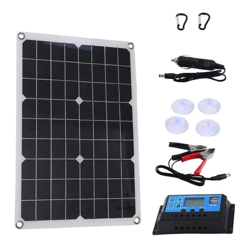Solar Panel Waterproof Portable Dual DC USB Emergency Charging Outdoor Battery Charger For Yacht RV Car
Solar Panel Waterproof Portable Dual DC USB Emergency Charging Outdoor Battery Charger For Yacht RV Car