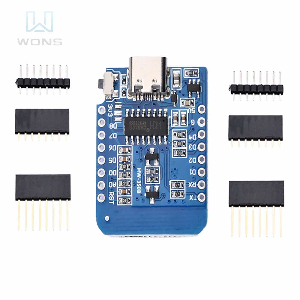 

ESP8266 ESP-12 ESP-12F V2 USB WeMos D1 Mini WIFI Development Board NodeMCU Lua IOT Board 3.3V with Pins CH340G CH340