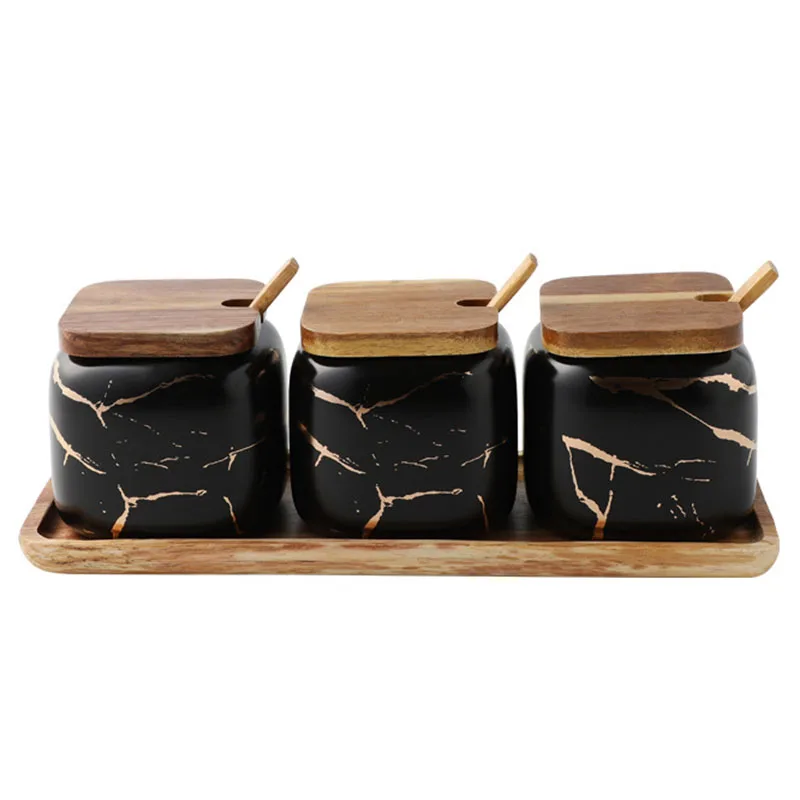 Nordic Matte Marble Ceramic Herbs Cans Spice Jar Some Salty Cans Domestic Herbs Box Kitchen Herbs 3 Deli Set -Black
Nordic Matte Marble Ceramic Herbs Cans Spice Jar Some Salty Cans Domestic Herbs Box Kitchen Herbs 3 Deli Set -Black