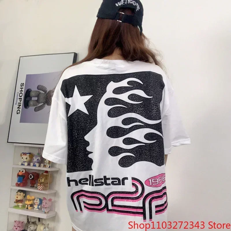 HELLSTAR T-shirt Street Hip Hop Pattern Printed Cotton Large T-shirt Harajuku Leisure Gothic Men's Short Sleeves Live Shooting
HELLSTAR T-shirt Street Hip Hop Pattern Printed Cotton Large T-shirt Harajuku Leisure Gothic Men's Short Sleeves Live Shooting