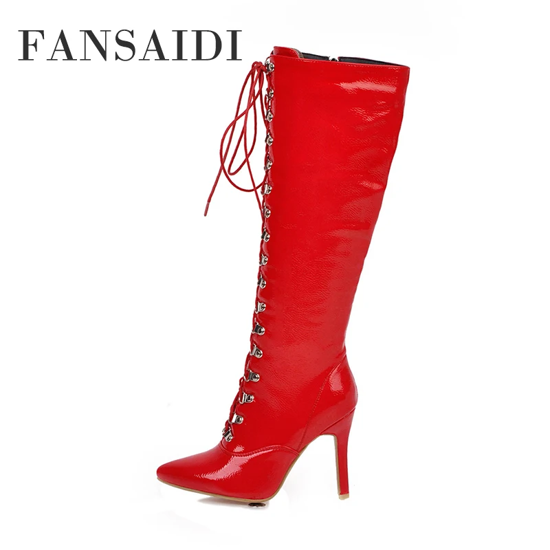 FANSAIDI 2022 Fashion Women's Shoes Winter New Pointed Toe Sexy Zipper Stilettos Heels Knee High Boots Big Size43 44 45 46 47 48
FANSAIDI 2022 Fashion Women's Shoes Winter New Pointed Toe Sexy Zipper Stilettos Heels Knee High Boots Big Size43 44 45 46 47 48