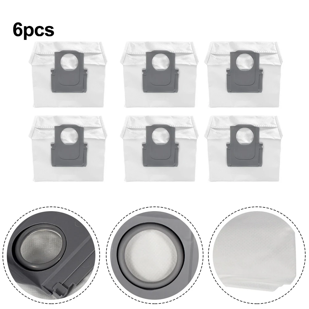 6Pcs Dust Bag For Roborock S7 Max V/S7 Max V Ultra/G10S/G10S Pro Robot Vacuum Cleaner Dust Bin Spare Parts Dustbin Dust Box
6Pcs Dust Bag For Roborock S7 Max V/S7 Max V Ultra/G10S/G10S Pro Robot Vacuum Cleaner Dust Bin Spare Parts Dustbin Dust Box