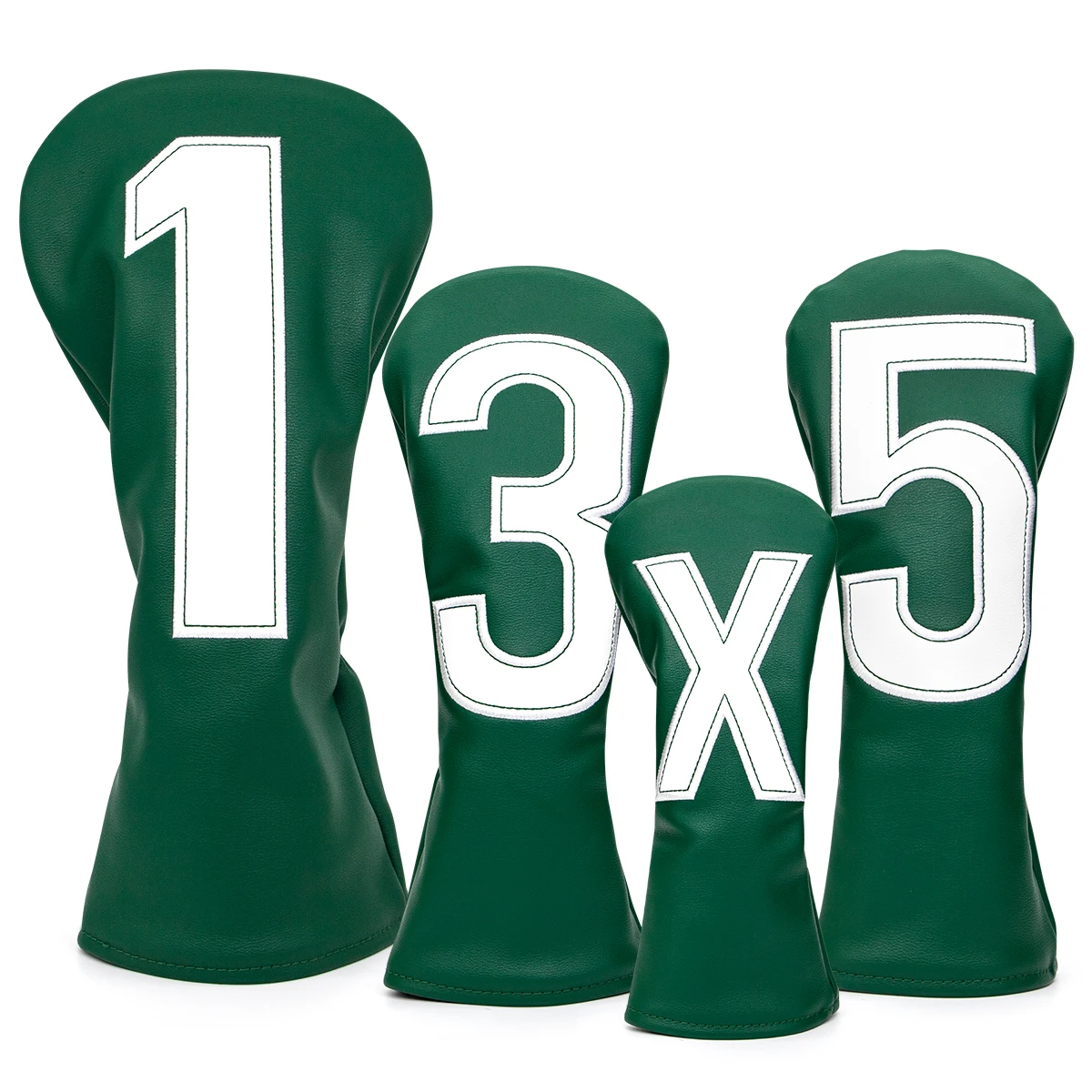 

Big Number For #1 #3 #5 #X Woods Golf Club Headcovers Premium Leather Head Covers for Driver Fairway Hybrid Wood Number Tags