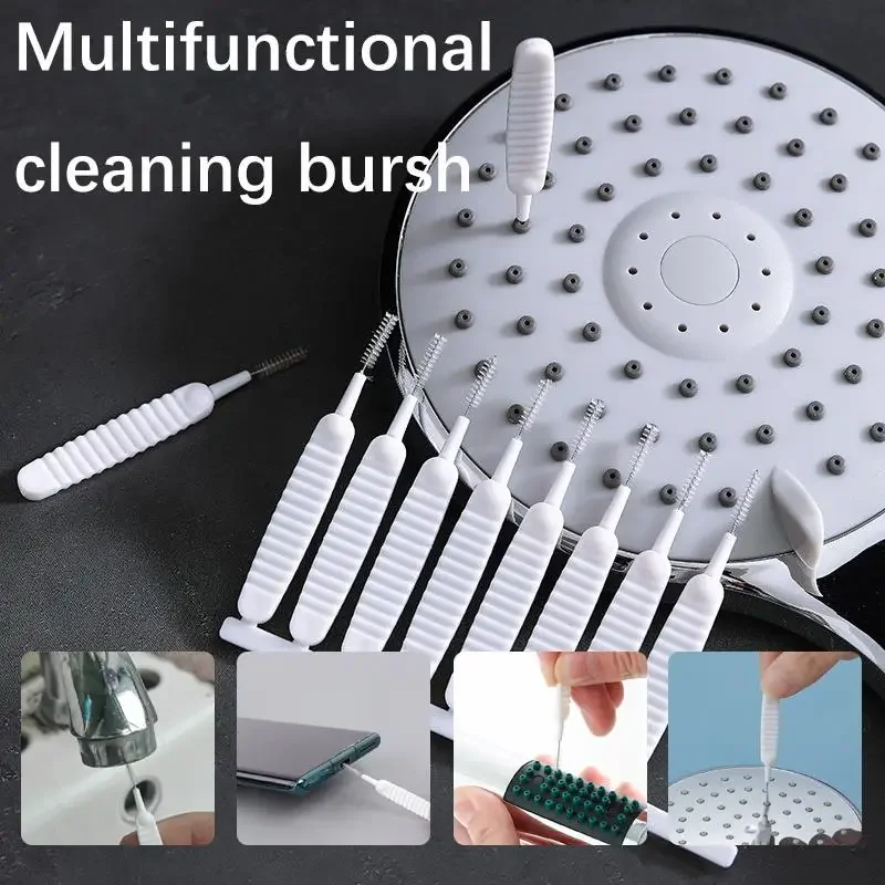 

10/20pcs Shower Head Cleaning Brush Washing Anti-clogging Small Brush Pore Gap Cleaning Brush For Kitchen Toilet Phone Hole