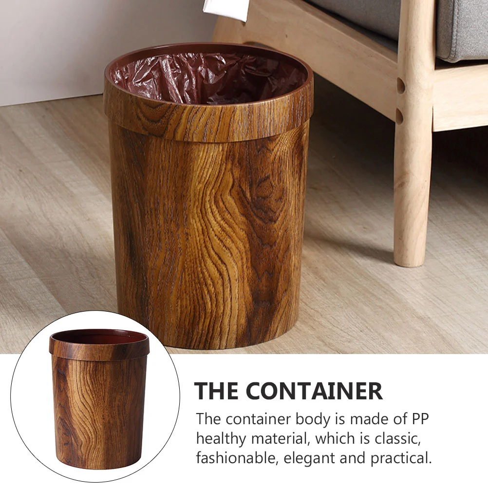 Retro Trash Can Wastebasket Imitated Solid Wood Bedroom Storage Bucket Living Container Cars
Retro Trash Can Wastebasket Imitated Solid Wood Bedroom Storage Bucket Living Container Cars
