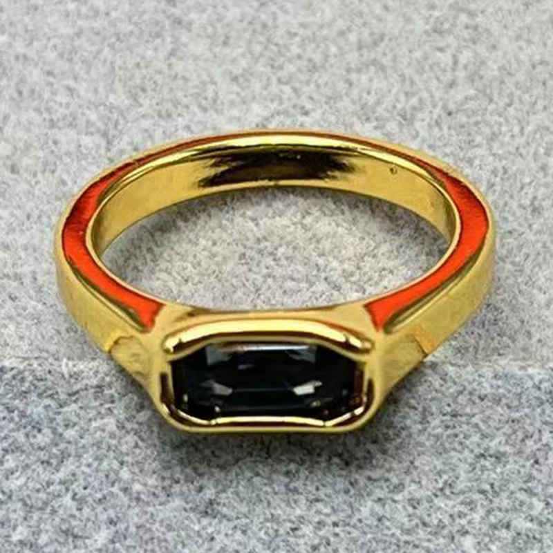 

Горячая Распродажа в Европе и Америке 2023 новое популярное модное креативное изысканное кольцо с темно-синим драгоценным камнем женское ювелирное изделие в подарок