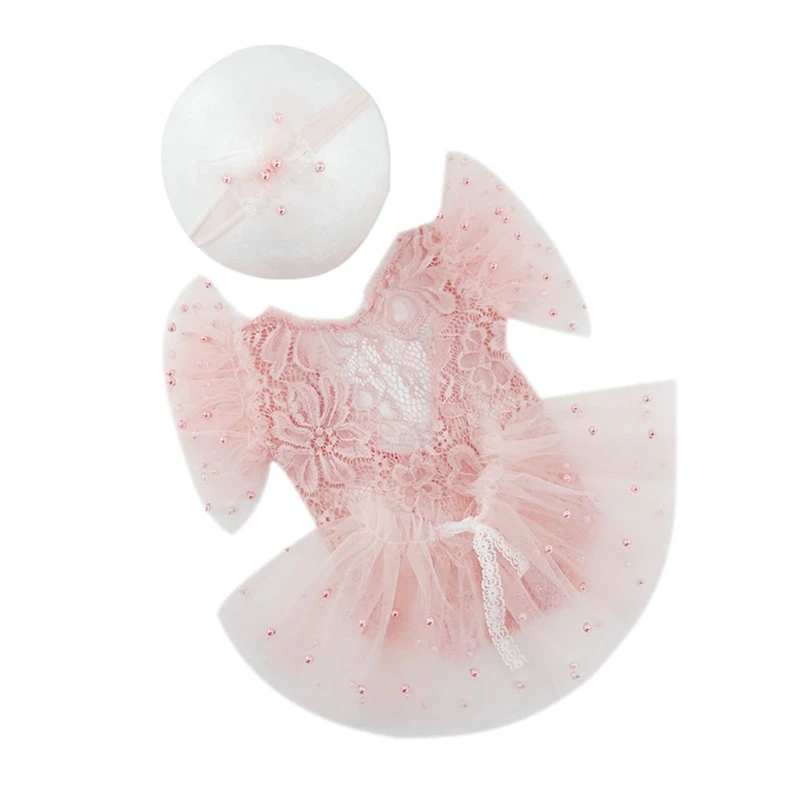 Baby Photo Costume Hairband & Tulle Dress Newborns Photo Props Outfit Photoshoot Lace Romper Skin-Friendly Outfit
Baby Photo Costume Hairband & Tulle Dress Newborns Photo Props Outfit Photoshoot Lace Romper Skin-Friendly Outfit