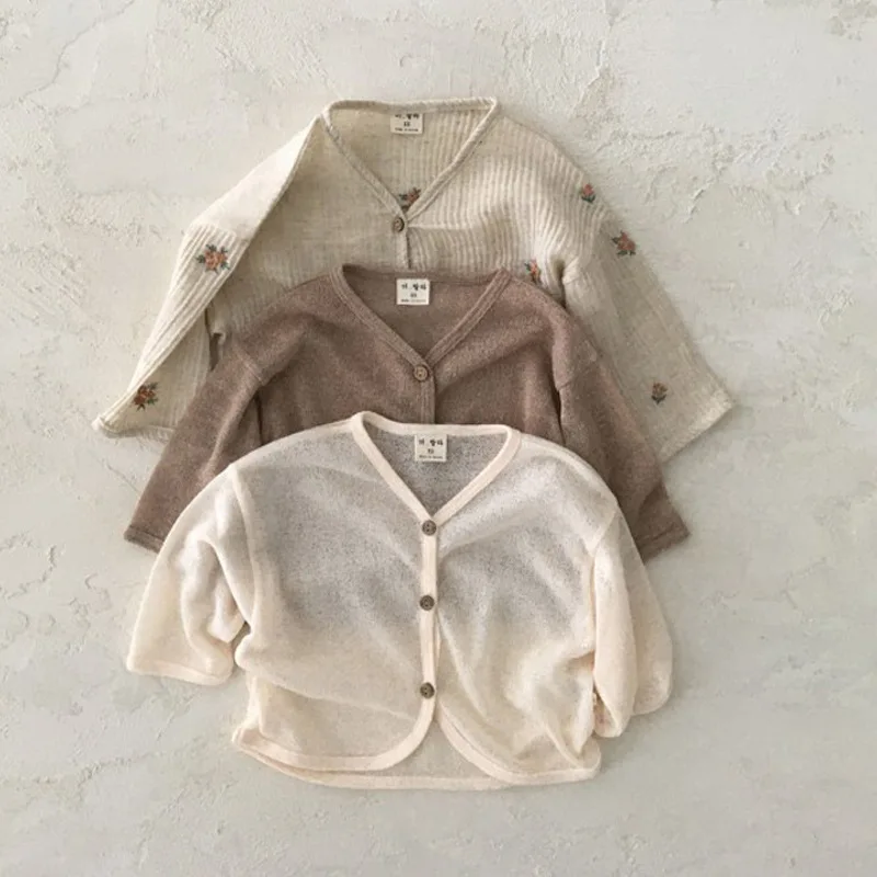 Children's Air Conditioning Shirt Summer Clothes Korean Version Infant Thin Anti-Mosquito Baby Clothes Simple Sunscreen Cardigan
Children's Air Conditioning Shirt Summer Clothes Korean Version Infant Thin Anti-Mosquito Baby Clothes Simple Sunscreen Cardigan