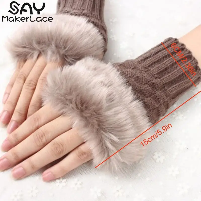 1Pair Warmer Fingerless Gloves Hand Wrist Women Mitten Gloves Women Winter Warm Gloves
1Pair Warmer Fingerless Gloves Hand Wrist Women Mitten Gloves Women Winter Warm Gloves