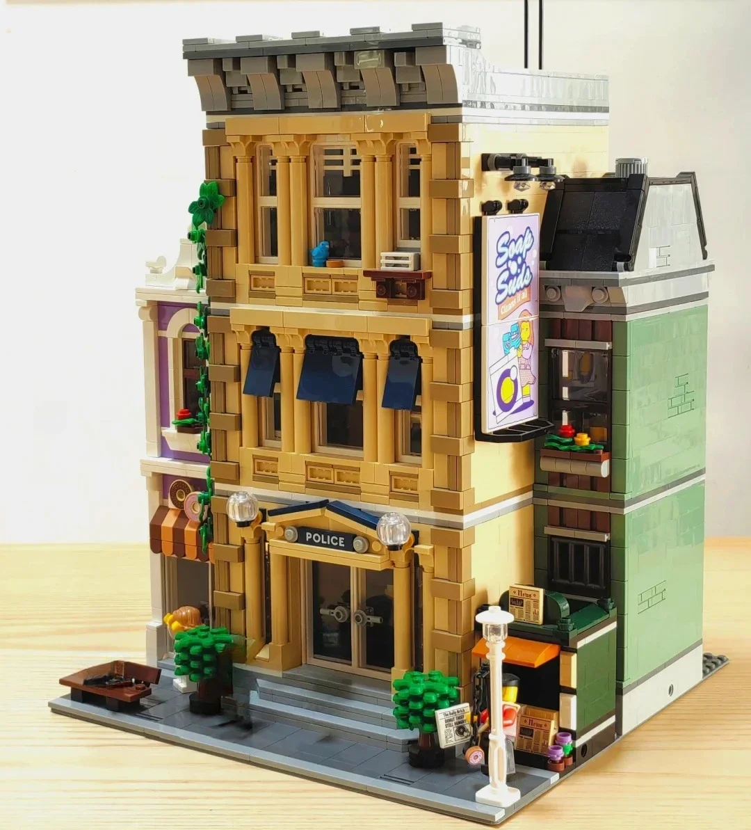 Building Block MOC Creator Expert Police Station Bricks Toy Building Block MOC Creator Expert Police Station Bricks Toy