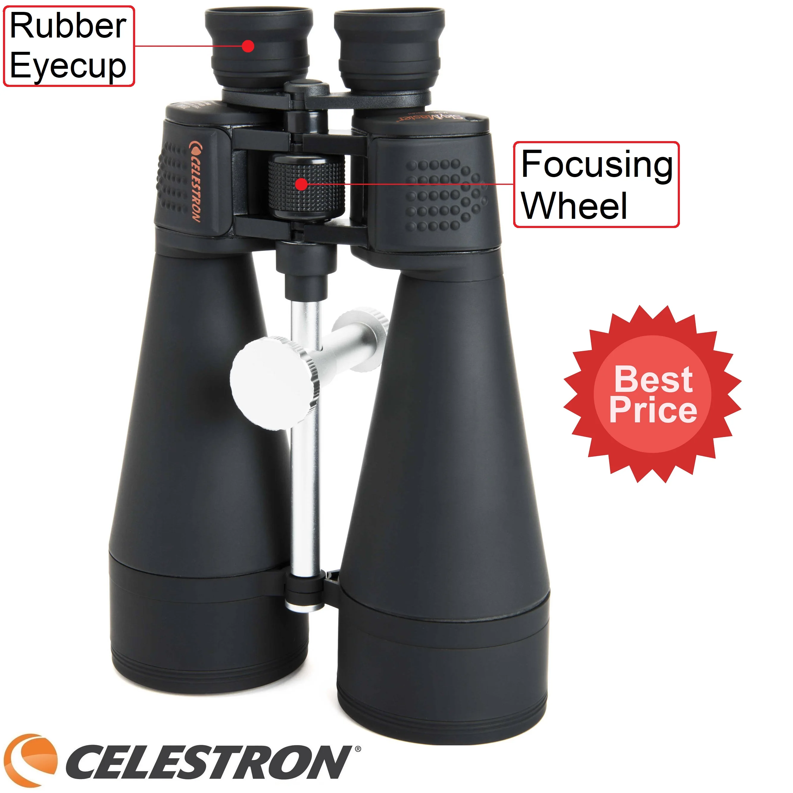 Celestron Professional SkyMaster 20x80 Large Astronomy Binoculars BaK-4 Porro For Terrestrial And Astronomical Observations
Celestron Professional SkyMaster 20x80 Large Astronomy Binoculars BaK-4 Porro For Terrestrial And Astronomical Observations