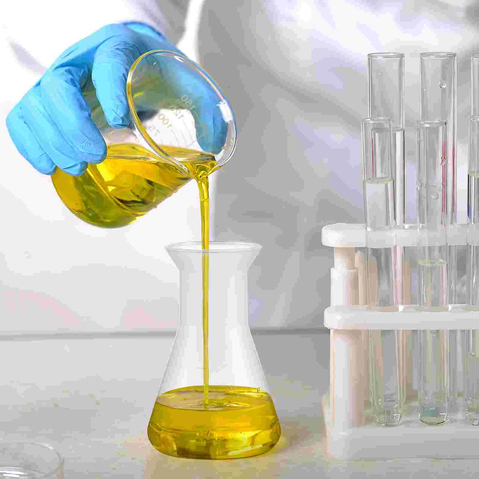 Plastic Erlenmeyer Flask Cone Bottle Measuring Conical Bottles for Laboratory Clear
Plastic Erlenmeyer Flask Cone Bottle Measuring Conical Bottles for Laboratory Clear