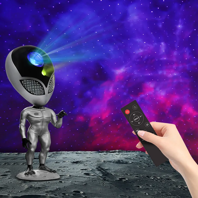 Alien ornament Sky Light Voice Interactive Sky Projection Light Bedroom Decoration Gift Astronaut Full Sky Star Night Light
Alien ornament Sky Light Voice Interactive Sky Projection Light Bedroom Decoration Gift Astronaut Full Sky Star Night Light