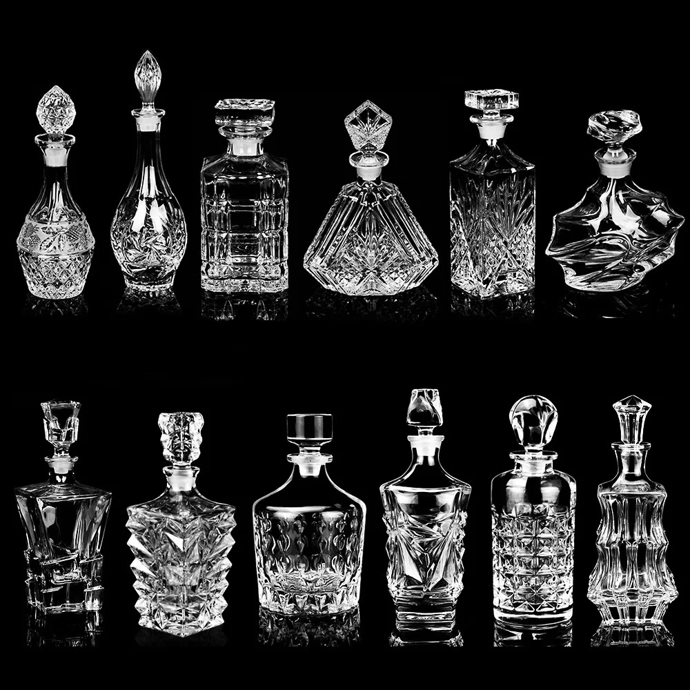 Lead Free Glass Wine Bottle Whiskey Decanter Alcohol Container Pourer Wine Carafe Crystal Glass Home Bar Red Wine Bottle
Lead Free Glass Wine Bottle Whiskey Decanter Alcohol Container Pourer Wine Carafe Crystal Glass Home Bar Red Wine Bottle