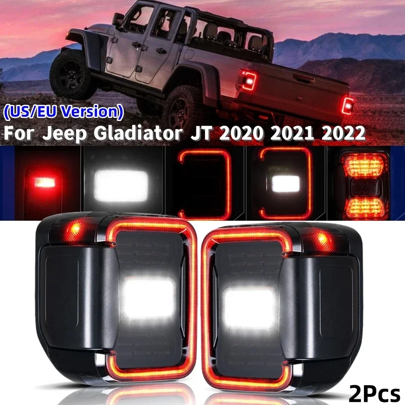 Car LED Tail Lights Running Light Reversing Tail Lamp For Jeep Gladiator JT 2020 2021 2022
Car LED Tail Lights Running Light Reversing Tail Lamp For Jeep Gladiator JT 2020 2021 2022
