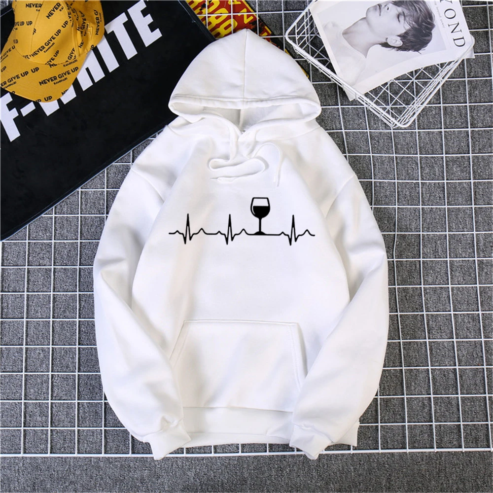 Women Sweatshirts Wine Heartbeat Print Hoodie Long Sleeve O Neck Loose Hoodies Ladies Pullovers Warm Pocket Hooded Jacket
Women Sweatshirts Wine Heartbeat Print Hoodie Long Sleeve O Neck Loose Hoodies Ladies Pullovers Warm Pocket Hooded Jacket