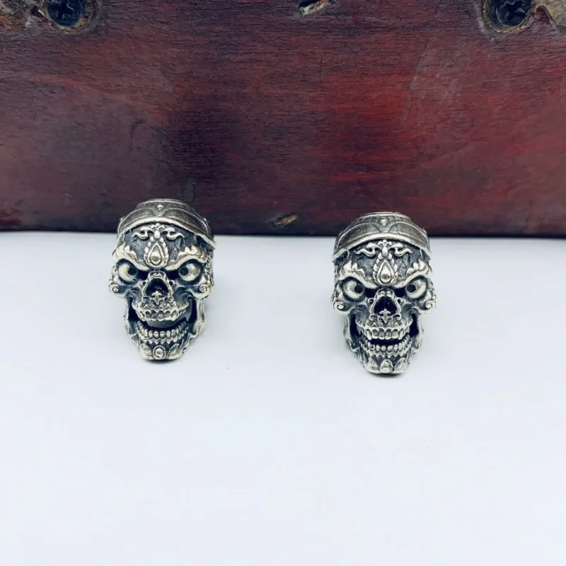 Brass Skull Head EDC Tool Knife Beads Big Hole DIY Accessories Jewelry Punk Men Paracord Rope Bead Lanyard Pendant for Keychains
Brass Skull Head EDC Tool Knife Beads Big Hole DIY Accessories Jewelry Punk Men Paracord Rope Bead Lanyard Pendant for Keychains