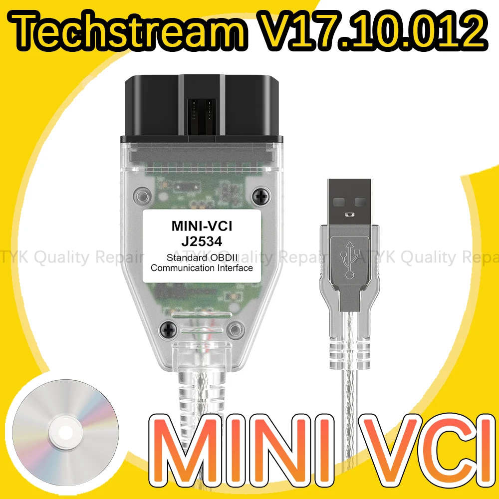 

Techstream V17.10.012 MINI VCI diagnostic tools minivci Cable coding etc programming ECU inspection tools FOR TOYOTA Lexus Scion