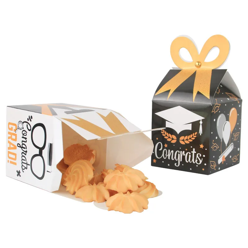 12Pcs Graduation Season Celebration Candy Box Theme Party Return Gift Packaging Paper Box Bachelor Dress Tote
12Pcs Graduation Season Celebration Candy Box Theme Party Return Gift Packaging Paper Box Bachelor Dress Tote