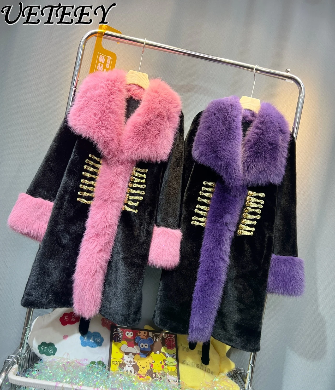 Socialite Fur Jacket Long-Sleeve Femme Toka Warm Thick Big Fur Lapel Long Sleeve Loose Furry Coats Women 2023 Winter New Clothes
Socialite Fur Jacket Long-Sleeve Femme Toka Warm Thick Big Fur Lapel Long Sleeve Loose Furry Coats Women 2023 Winter New Clothes