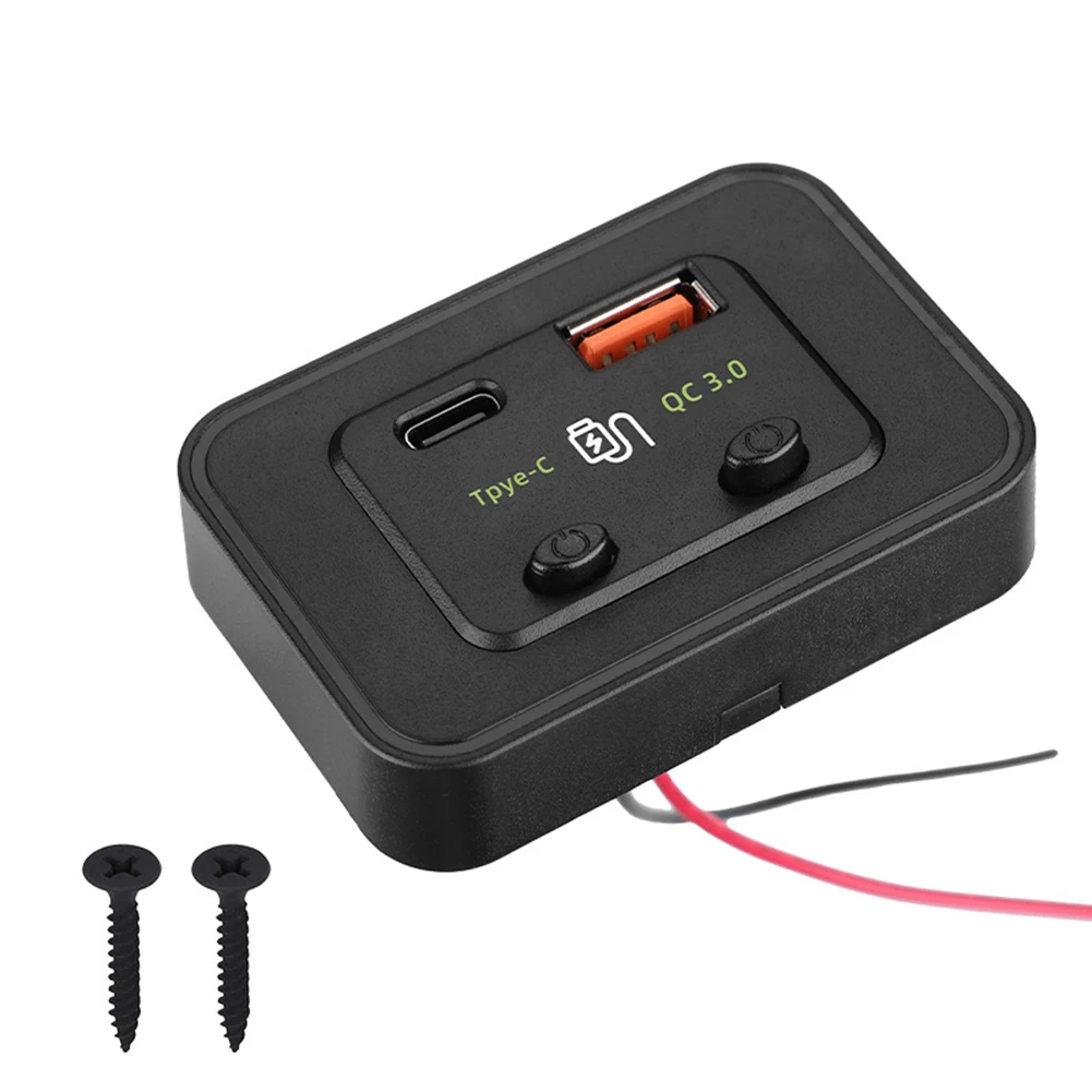 Voltmeter Marine Quick Charger Car Vehicles Mobile Phones Type C Ports USB Ports Voltmeter Short Circuit Protection
Voltmeter Marine Quick Charger Car Vehicles Mobile Phones Type C Ports USB Ports Voltmeter Short Circuit Protection