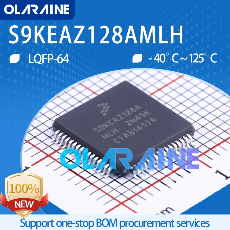 

1-10Pcs S9KEAZ128AMLH LQFP-64 SMD 128 kB 48 MHz ARM Cortex M0+ 32-bit microcontroller MCU IC chips