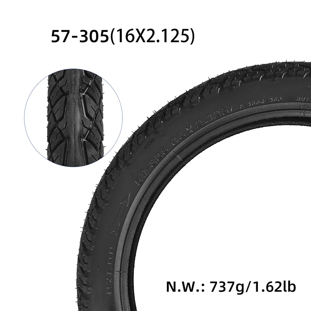 

High Quality Cycling Outdoor Sports Tire Bicycle Tires Replacements Rubber Accessories 16 Inch 16*2.125(57-305)