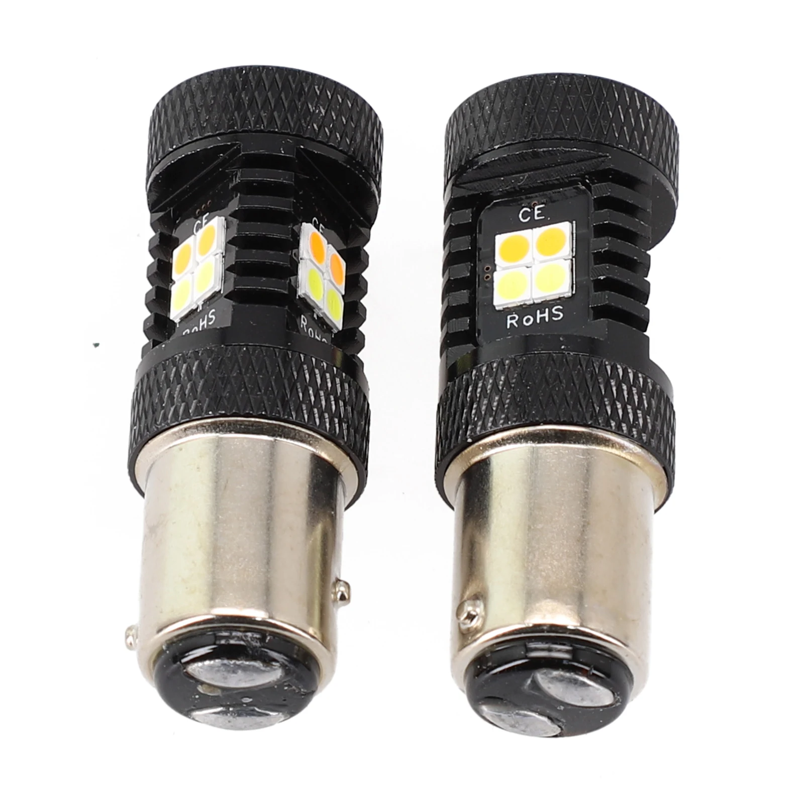 2pcs 1157 12V LED Turn Signal Light 6000K White + 3000K Yellow Bulb Switchback Amber Universal Anti Hyper Flash Light 20G
2pcs 1157 12V LED Turn Signal Light 6000K White + 3000K Yellow Bulb Switchback Amber Universal Anti Hyper Flash Light 20G