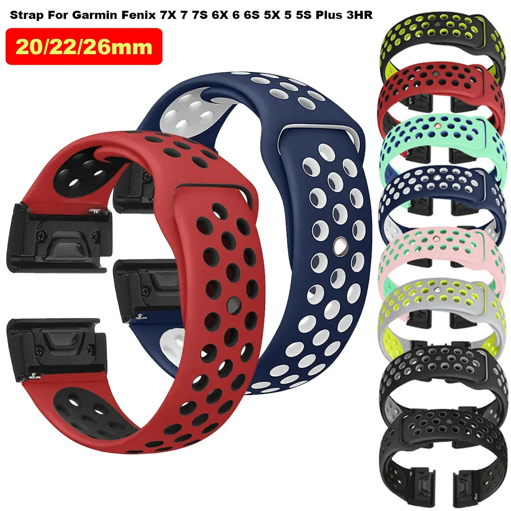 Ремешок силиконовый для наручных часов, быстросъемный браслет для Garmin Fenix 6 6S 6X 7X 7 7S 5X 5 5S 3 HR 3HR Easyfit 26 мм 22 мм 20 мм
Ремешок силиконовый для наручных часов, быстросъемный браслет для Garmin Fenix 6 6S 6X 7X 7 7S 5X 5 5S 3 HR 3HR Easyfit 26 мм 22 мм 20 мм