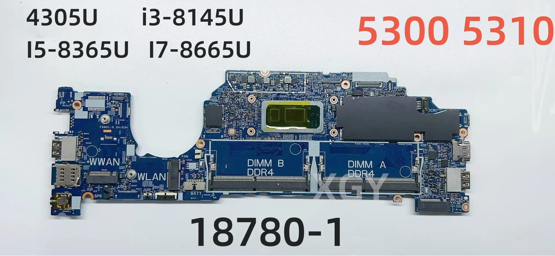 Материнская плата 18780-1 для ноутбука Dell Latitude 5300 5310, модель 4305U, i3-8145U 05D294 05D551 05F136 100%, тест ОК
Материнская плата 18780-1 для ноутбука Dell Latitude 5300 5310, модель 4305U, i3-8145U 05D294 05D551 05F136 100%, тест ОК
